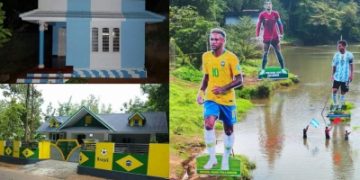 In football-crazy Kerala, Qatar ruler's cut-out raised alongside Messi, Neymar Jr and Ronaldo