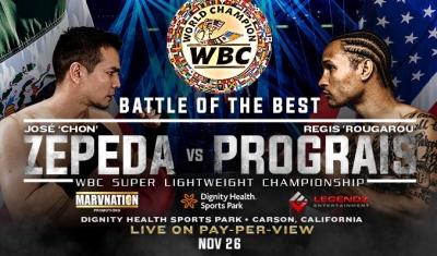 World Boxing Council's Jose 'Chon' Zepeda Vs. Regis 'Rougarou' Prograis fight to be streamed in India on November 27