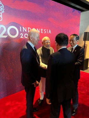PM Modi interacts with world leaders at Bali G20 summit, shares pics