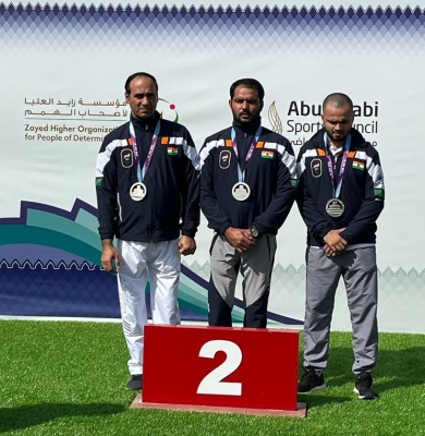 Para-shooting worlds: Singhraj, Manish Narwal, Deepender help India win silver in P4-Mixed 50m Pistol SH1