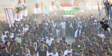 BJY enters MP, Rahul Gandhi to address mahasabha in Ujjain on Nov 29 (Ld)