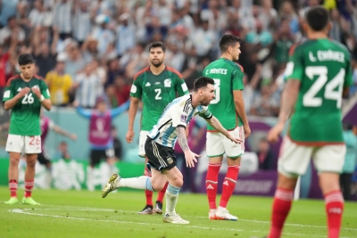 FIFA World Cup: Win over Mexico 'a weight off our shoulders', says Messi