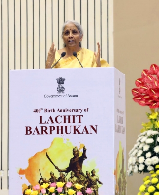 Sitharaman inaugurates 400th birth anniv celebration of Lachit Borphukan Sitharaman inaugurates 400th birth anniv celebration of Lachit Borphukan