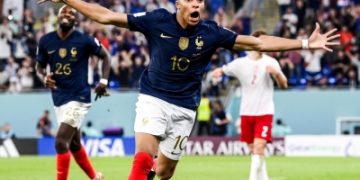 Deschamps praises 'leader' Mbappe after his two goals put France into WC last 16