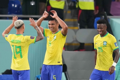 FIFA World Cup: Casemiro's goal books last-16 spot for Brazil