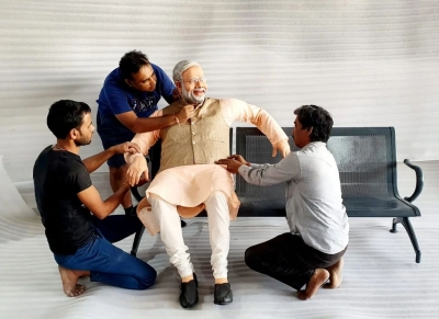 'Taarak Mehta' star creates a sculpture of PM Narendra Modi