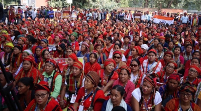 Tripura party's sit-in at Jantar Mantar seeks more autonomy for tribals