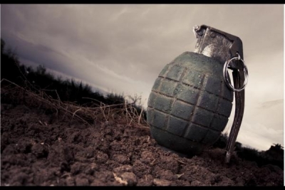 Grenade attack outside police post in J&K's Jammu district Grenade attack outside police post in J&K's Jammu district