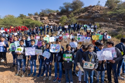 School students join call to save Aravallis