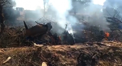 Chartered plane crashes in Rajasthan's Bharatpur