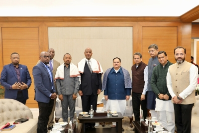 Tanzania delegation meets BJP chief Nadda in Delhi