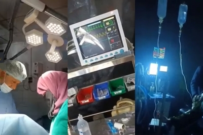 Medics in J&K perform emergency operation amid strong quake tremors
