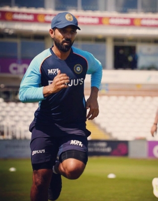 Ajinkya Rahane visits Super Kings academy in Trichy