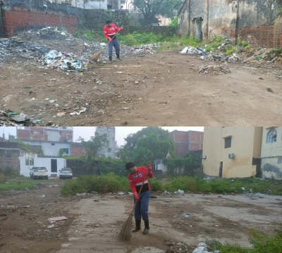 Gorakhpur's 'Jhadu Baba' is a businessman who cleans up streets daily Gorakhpur's 'Jhadu Baba' is a businessman who cleans up streets daily