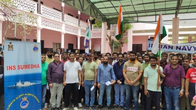 INS Teg reaches Sudan with relief material for stranded Indians