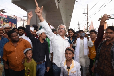 Slogans shouted in support of slain gangster Atiq Ahmed in Patna