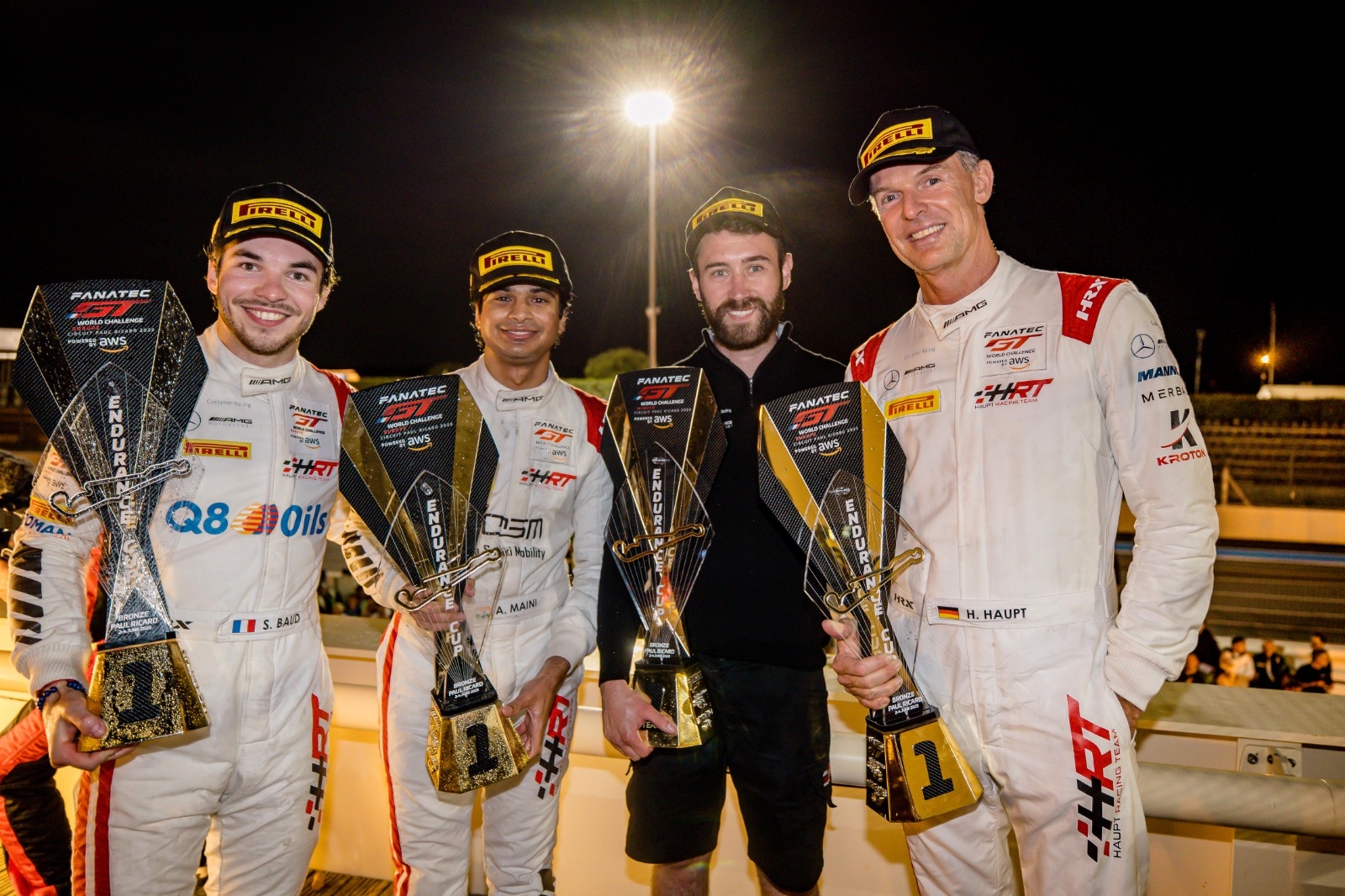 Arjun Maini & team take class victory for HRT at World Challenge Europe Race