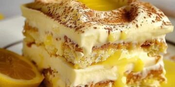 Lemon Tiramisu with Lemon Curd