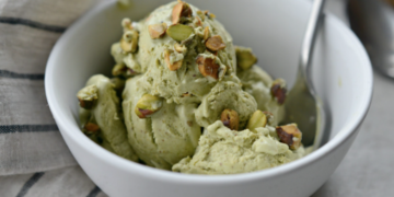 Pistachio Gelato with Cardamom and Saffron