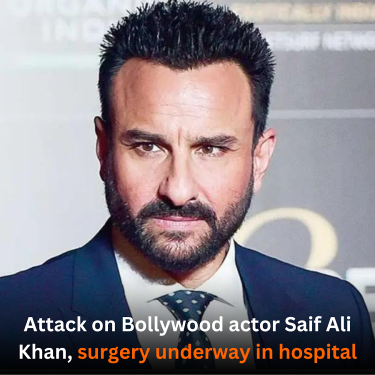 Knife Attack on Bollywood actor Saif Ali Khan, surgery underway in hospital Knife Attack on Bollywood actor Saif Ali Khan, surgery underway in hospital