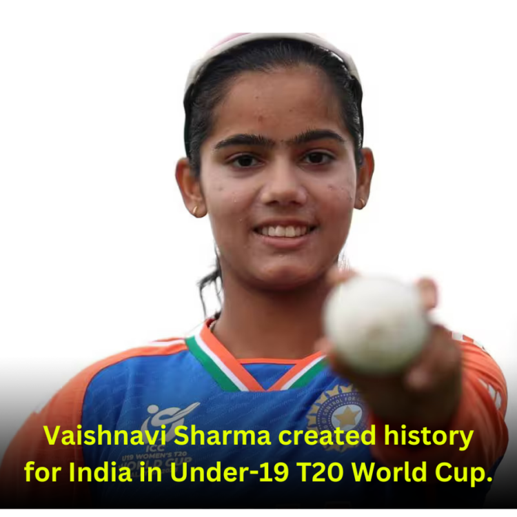 Vaishnavi Sharma Make a history for India in Under-19, took 5 wickets for 5 runs in T20 World Cup