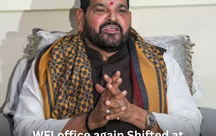 WFI office again Shifted at Brijbhushan Sharan Singh house