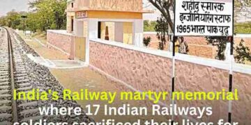 India's only Railway Martyr Memorial in Gadra Road: Where 17 Indian Railway soldiers sacrificed their lives for the country