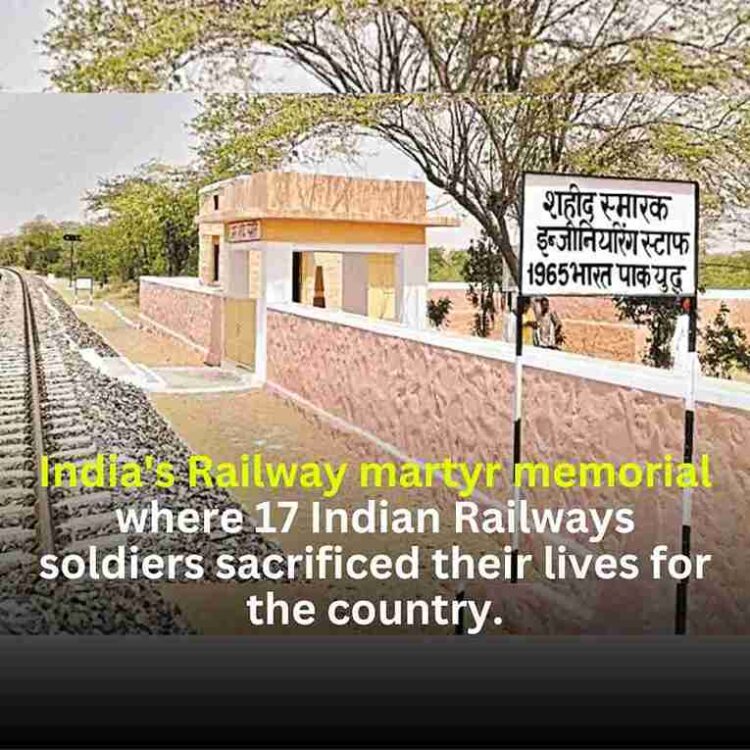 India's only Railway Martyr Memorial in Gadra Road: Where 17 Indian Railway soldiers sacrificed their lives for the country India's only Railway Martyr Memorial in Gadra Road: Where 17 Indian Railway soldiers sacrificed their lives for the country