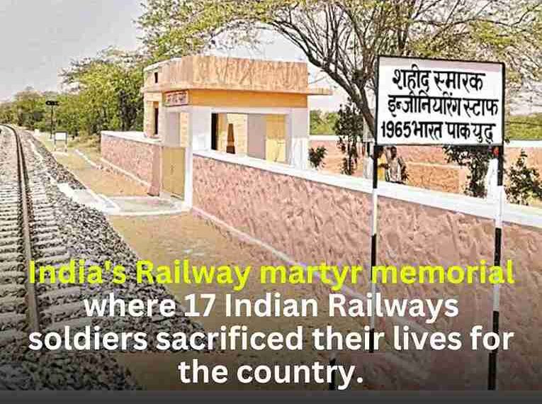 India's only Railway Martyr Memorial in Gadra Road: Where 17 Indian Railway soldiers sacrificed their lives for the country