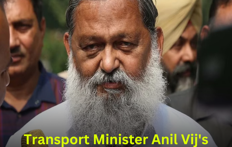Haryana Transport Minister Anil Vij Takes Strict Action: Personally Inspects Heavy Vehicles on the Road
