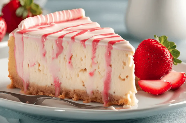 Banana-Strawberry Cheesecake Fantasy