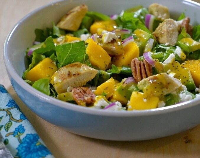 Chicken Mango and Avocado Salad: