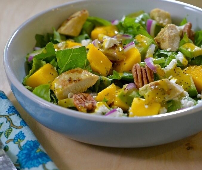 Chicken Mango and Avocado Salad:
