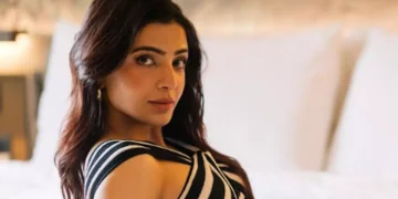 Samantha Ruth Prabhu Wows in Striking Zebra Gown
