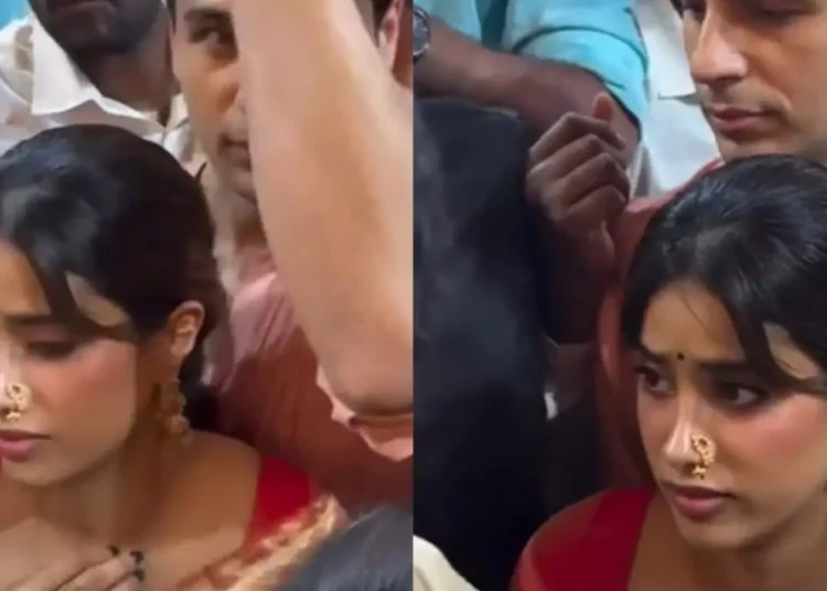 Janhvi Kapoor Appears Uncomfortable During Ganpati Celebration