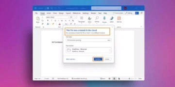 Microsoft Word's New Update Saves Documents Directly to Cloud