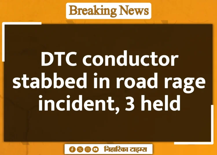 DTC conductor stabbed in road rage incident, 3 held