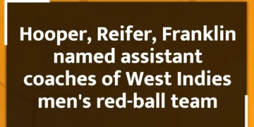 Hooper, Reifer, Franklin named assistant coaches of West Indies men's red-ball team