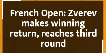 French Open: Zverev makes winning return, reaches third round