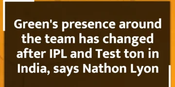 Green's presence around the team has changed after IPL and Test ton in India, says Nathon Lyon