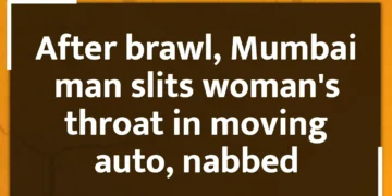 After brawl, Mumbai man slits woman's throat in moving auto, nabbed