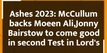 Ashes 2023: McCullum backs Moeen Ali,Jonny Bairstow to come good in second Test in Lord's