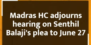 Madras HC adjourns hearing on Senthil Balaji's plea to June 27