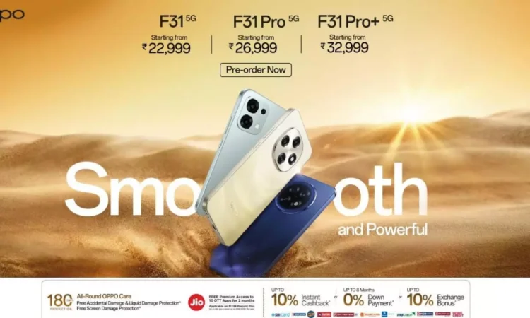 OPPO India Unveils F31 5G Series with Enhanced Durability and Performance
