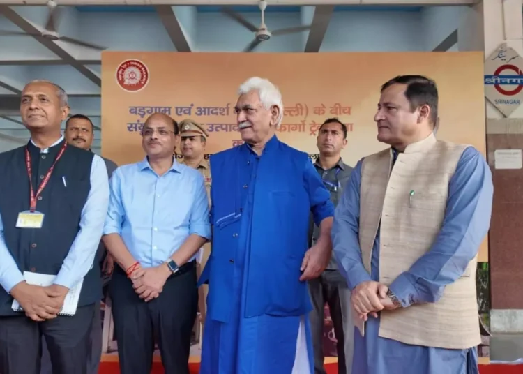 New Cargo Train Service Launched from Kashmir to Delhi