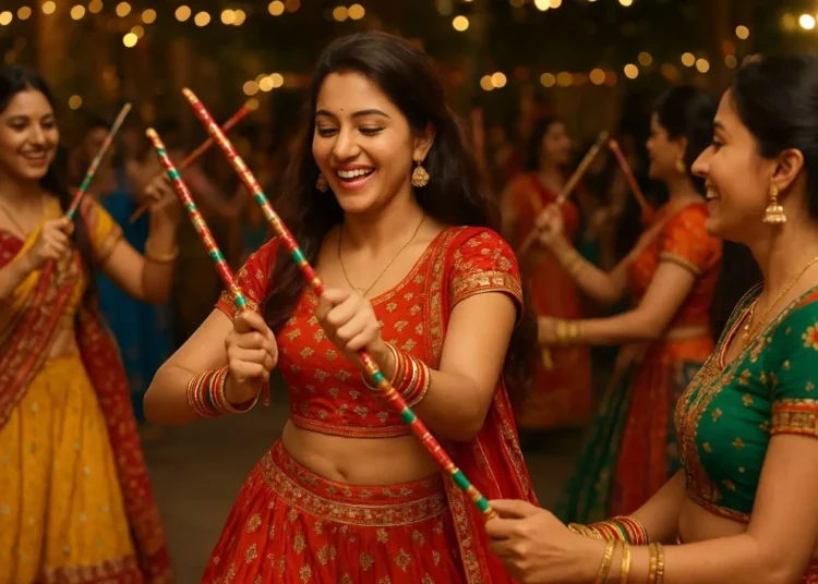 Creative Photo Editing Ideas for Dandiya and Garba with Gemini AI