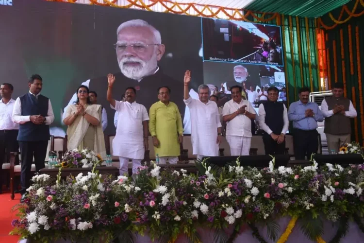 Prime Minister Launches Amrit Bharat Express Connecting Odisha and Gujarat