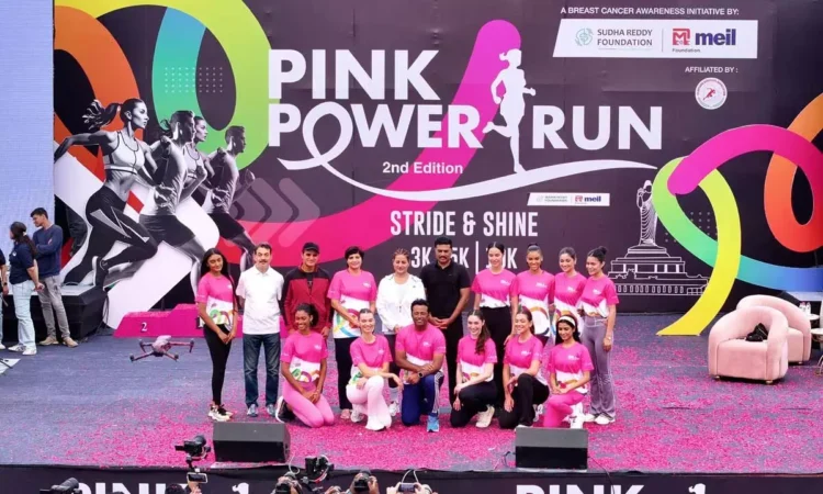 20,000 Participants Unite for Sudha Reddy Foundation's Pink Power Run