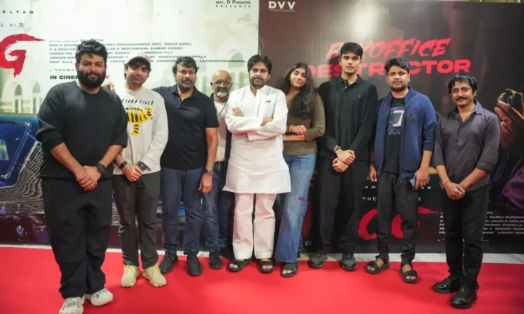 Chiranjeevi Enjoys 'They Call Him OG' with Mega Heroes