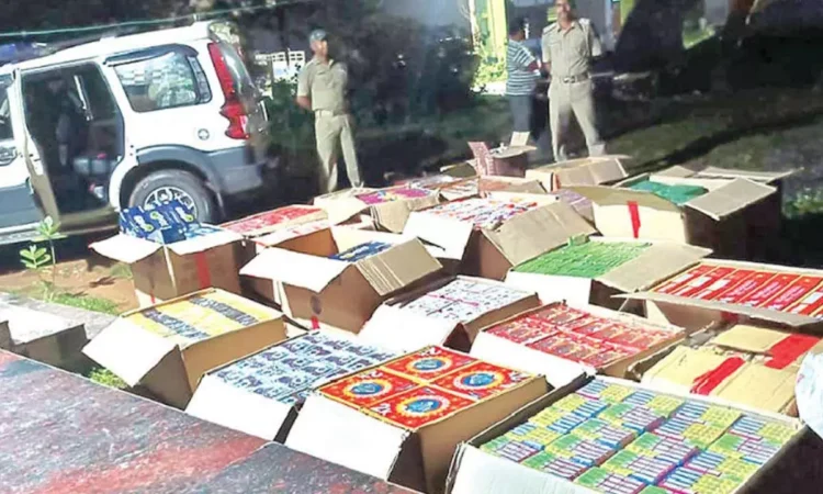 Odisha Police Seizes Illegal Firecrackers Valued at Over Rs 8 Crore